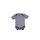 Baby-Body kurzarm Wolle/Seide marine geringelt