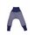 Babyhose mit Bund Wolle/Seide marine geringelt