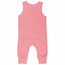 Sweatstrampler Micro-Streifen coral