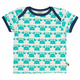 T-Shirt mit Druck Krabbe smaragd