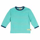 Shirt geschmirgelt Ringel smaragd