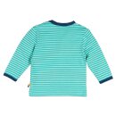 Shirt geschmirgelt Ringel smaragd