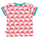 T-Shirt mit Druck Delfin coral