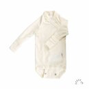 Wickelbody mit Kratzschutz Wolle/Seide ecru
