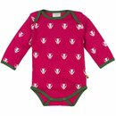 Langarmbody mit Wollanteil Dachs berry