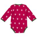 Langarmbody mit Wollanteil Dachs berry