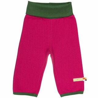 Hose mit Wollanteil berry
