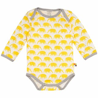 Body langarm mit Druck Ameisenb&auml;r honey