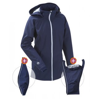 Mamalila Softshell-Tragejacke Allrounder navy-ice