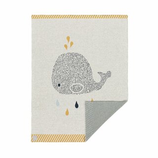 Baby-Strickdecke Little Water Whale