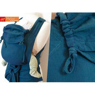 Mysol mit Schnallenh&uuml;ftgurt Atlantico blau Fischgr&auml;t