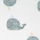 Swaddle Mullt&uuml;cher Heavenly soft L 3er Little Water Whale
