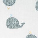 Swaddle Mullt&uuml;cher Heavenly soft XL 2er Little Water Whale