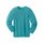 Basic-Pullover Wolle lagoon