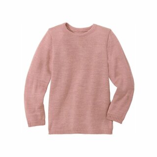 Basic-Pullover Wolle ros&eacute;