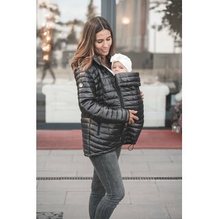Tragesteppjacke Mama schwarz