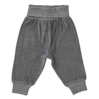 Frottee Babyhose grau m&eacute;lange