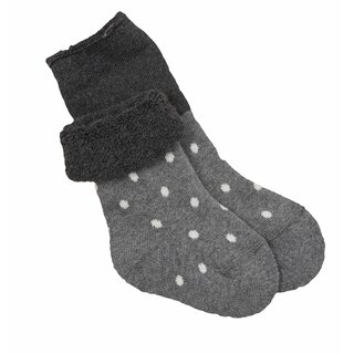 Frottees&ouml;ckchen hellgrau gepunktet