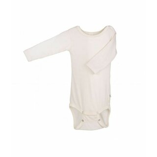 Body langarm Wolle/Seide Ecru