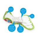 Petit Lulu Pocketwindel AIO Snaps - Fluffy Organic