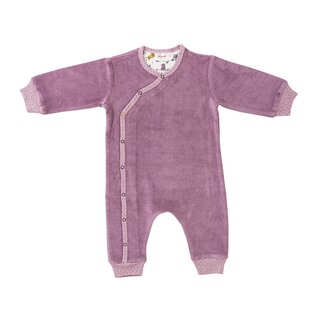 Frottee Overall rosenholz