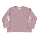 Langarmshirt rosa bedruckt Punkte