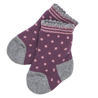 Frottees&ouml;ckchen brombeere gepunktet