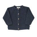 Strick Cardigan dunkelblau m&eacute;lange