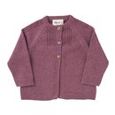 Strick Cardigan beere m&eacute;lange
