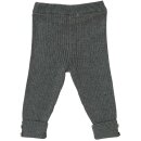 Strick Hose schiefergrau m&eacute;lange