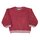 Frottee-Sweatshirt rot