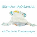 Bl&uuml;mchen All-In-One Bambus OneSize Drucki