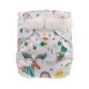 Bl&uuml;mchen XS/S Neugeborenen-&Uuml;berhose PUL Kletter