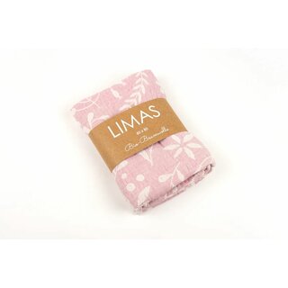 Limas Musselin Tuch Flora Rosa