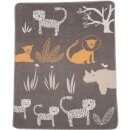 JUWEL Babydecke Dschungel braun 70cm x 90cm