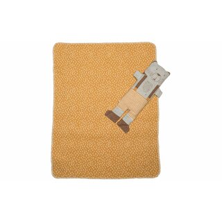 JUWEL Set Decke in der Puppe "B&auml;r" gold 70cm x 90cm