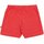 Shorts mit Leinen uni chillirot