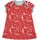 Kleid mit Druck Meereswelt Chillirot