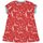 Kleid mit Druck Meereswelt Chillirot