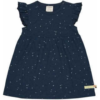 Kleid Slub Jersey Bubbles ultramarin