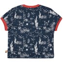 T-Shirt mit Druck Meereswelt ultramarin