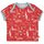 T-Shirt mit Druck Meereswelt chillirot