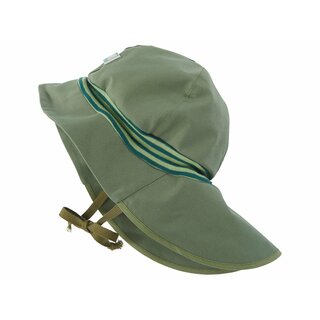 Baby- und Kinderm&uuml;tze Feuerwehr mit Strickbund oliv UV80