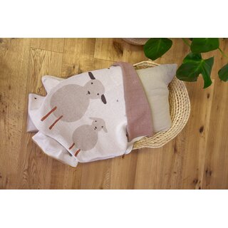 L&Auml;SSIG Strickdecke GOTS