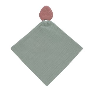 L&Auml;SSIG Schmusetuch mit Bei&szlig;hilfe