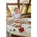 L&Auml;SSIG Porzellanteller mit abnehmbaren Silikonfu&szlig;