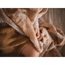 Limas Musselin Tuch Regenbogen Ocker