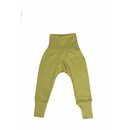 Babyhose mit Bund Wolle/Seide gr&uuml;n