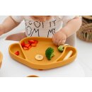 TheCottonCloud Silikonteller mit Saugfu&szlig;