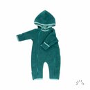 Popolini Baby-Overall Wollvlies mit Kapuze &amp;...